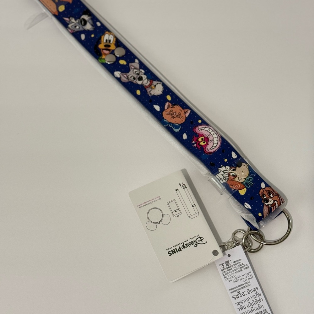 Disney Animals Pin Trading Lanyard and Bag Strap